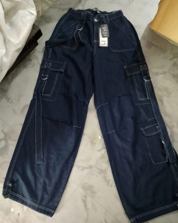 Denim Cargo pant - Image 4